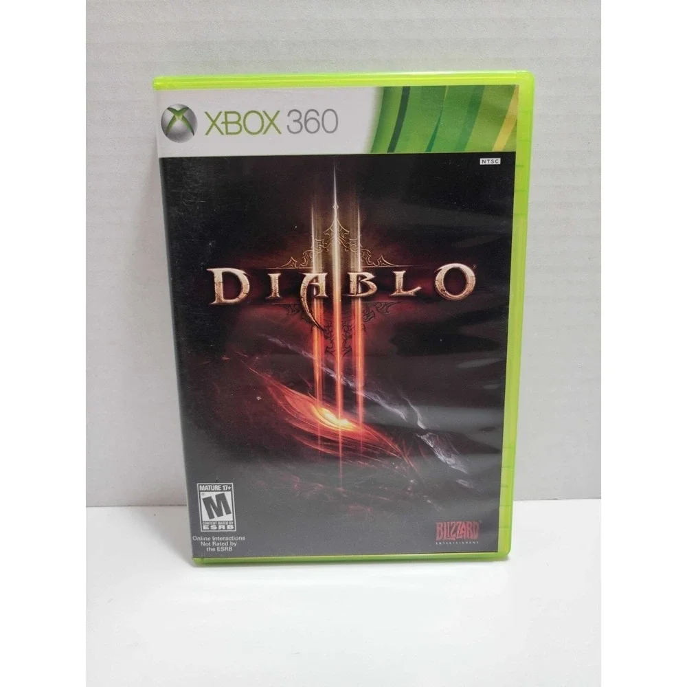 Diablo III - Microsoft Xbox 360 - Video Game - Complete w/ Manual - CIB - Tested